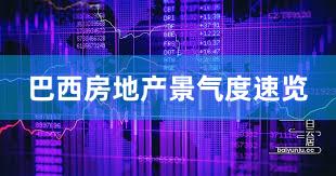 巴西房地产景气度速览