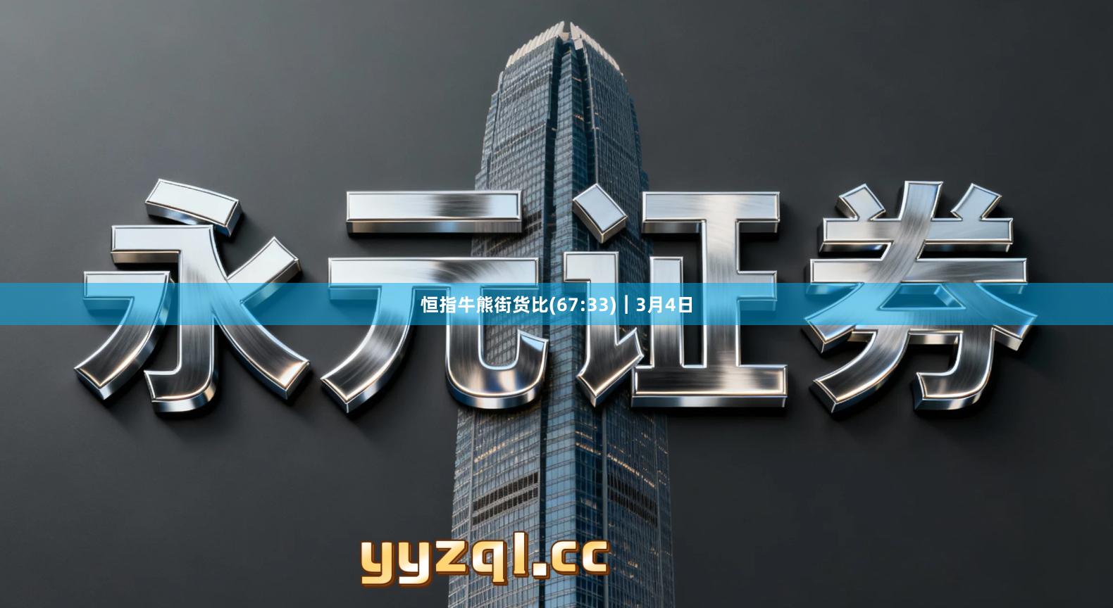 恒指牛熊街货比(67:33)︱3月4日